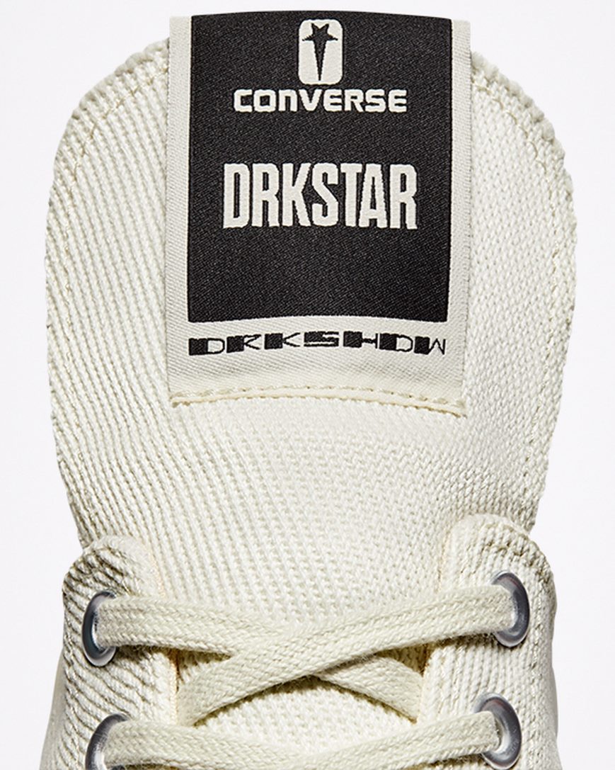 Women's Converse x DRKSHDW DRKSTAR Chuck 70 Low Top Shoes White / Black | AU 43C06Q